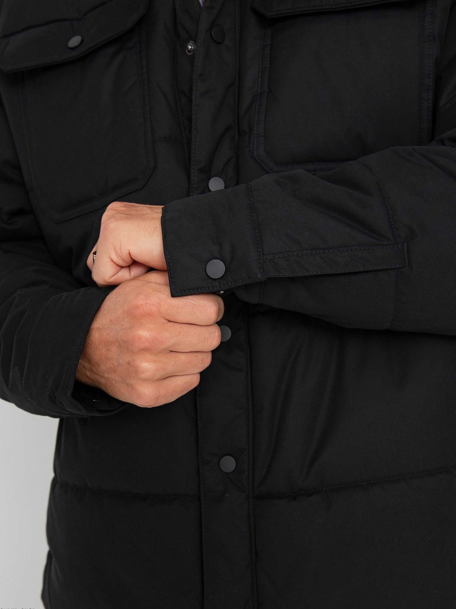 Clothing Vans Jackets | Vans Davis Mte 1 Puffer Jacket Black