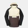 Clothing Volcom Snowboard Jackets | Mens Volcom Melo Gore Tex Pullover Snowboard Jacket Brown