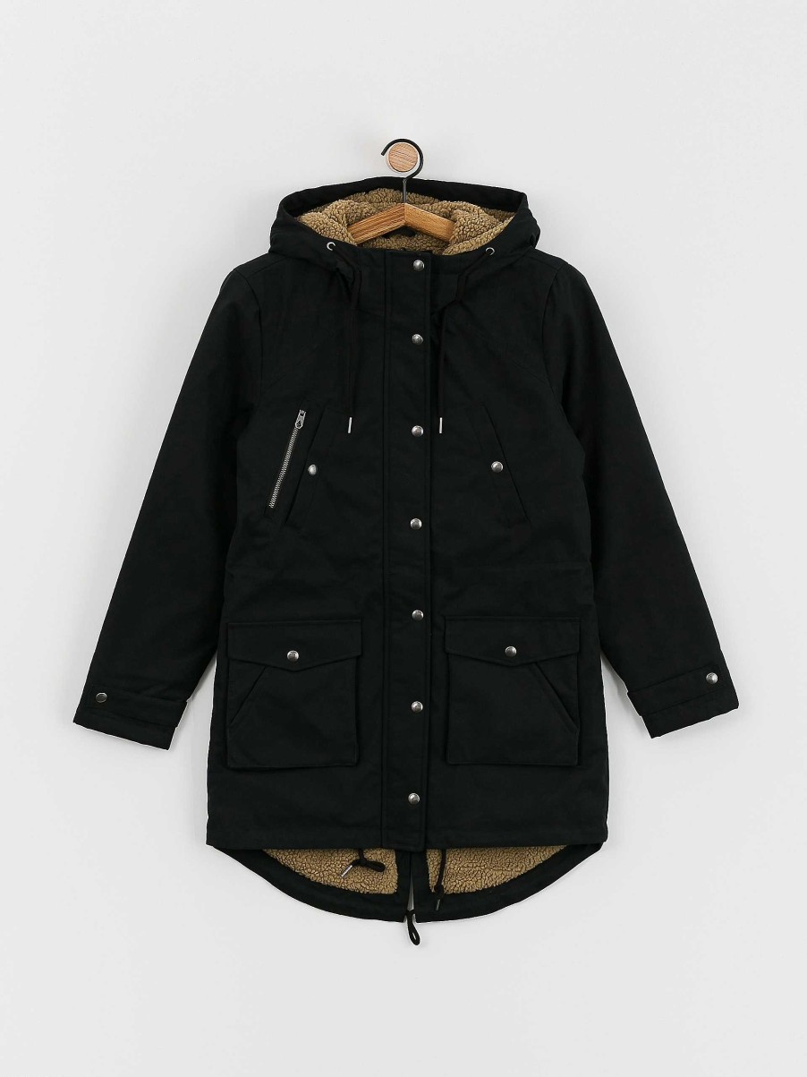 Clothing Volcom Jackets | Volcom Walk On By 5K Parka Jacket Wmn Black