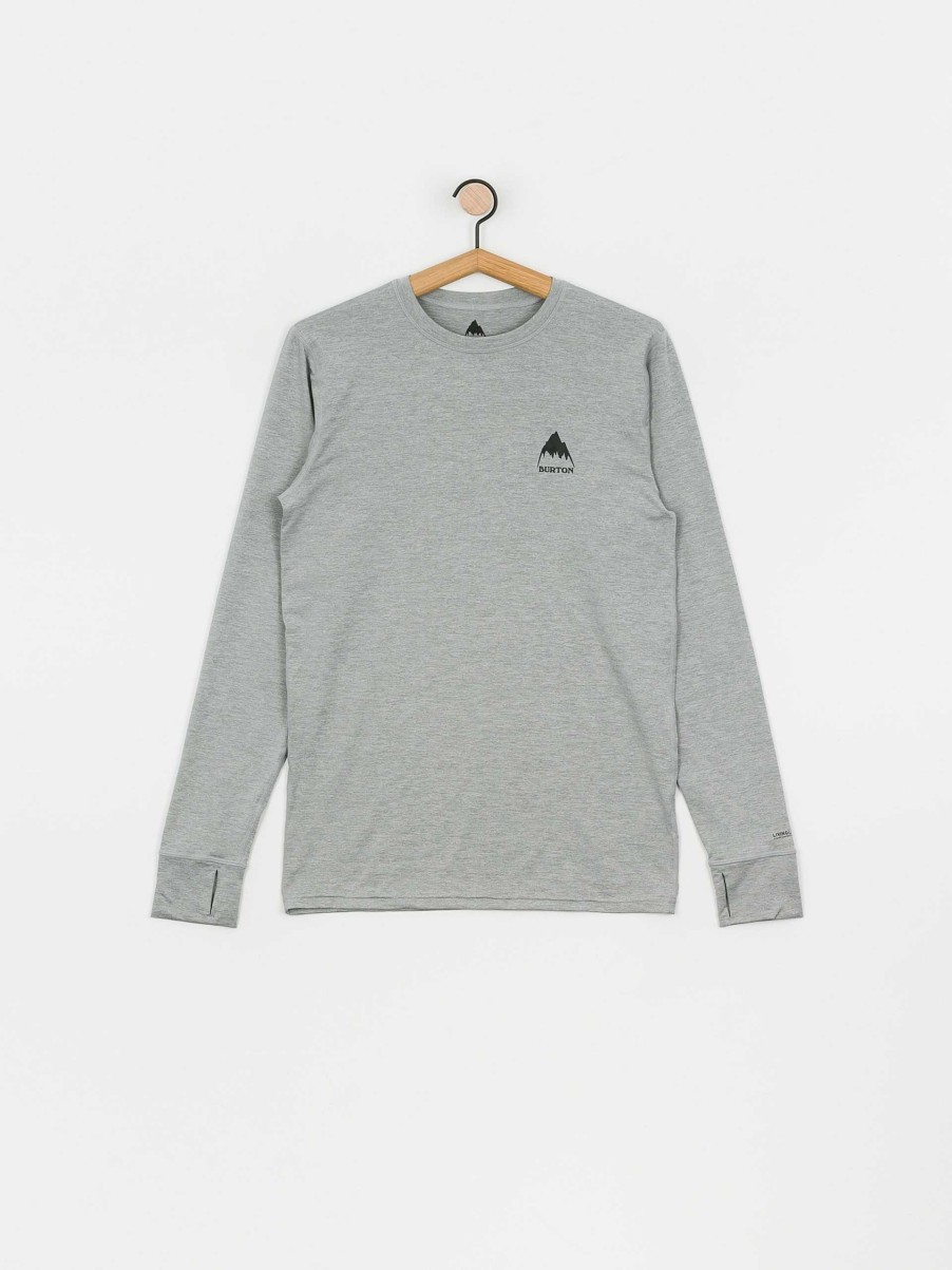 Clothing Burton Active Underwear | Mens Burton Lightweight X Base Layer Active Longsleeve Grey