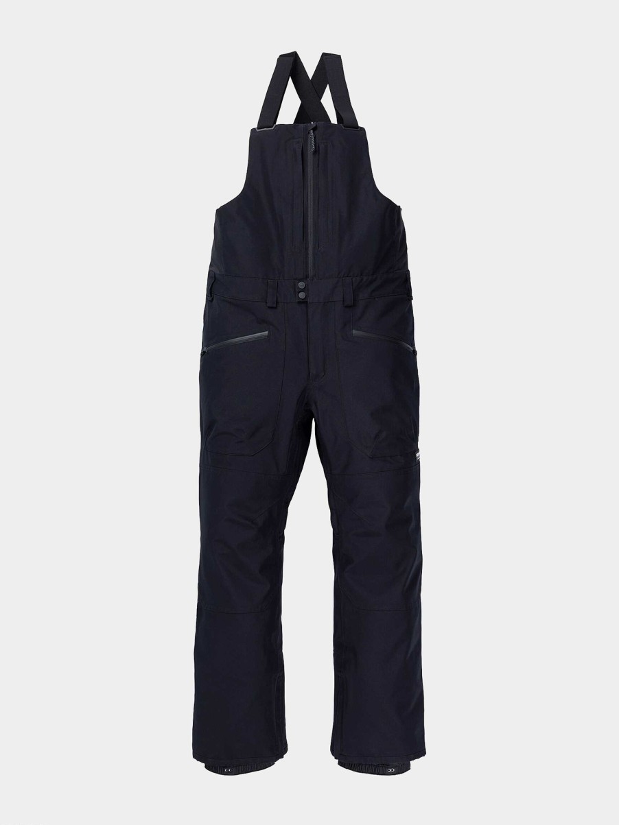 Clothing Burton Snowboard Pants | Mens Burton Gore Tex Reserve Bib Snowboard Pants Black