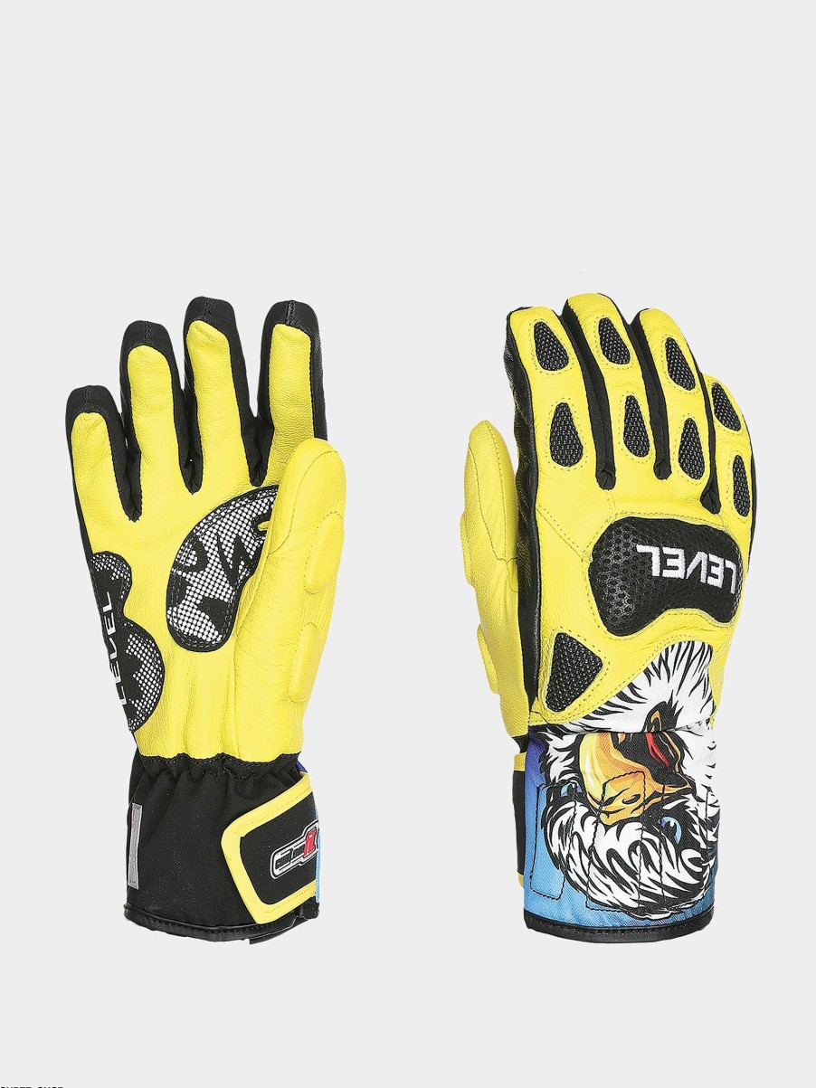 Clothing Level Snowboard Gloves | Level Sq Jr Cf Jr Gloves Yellow