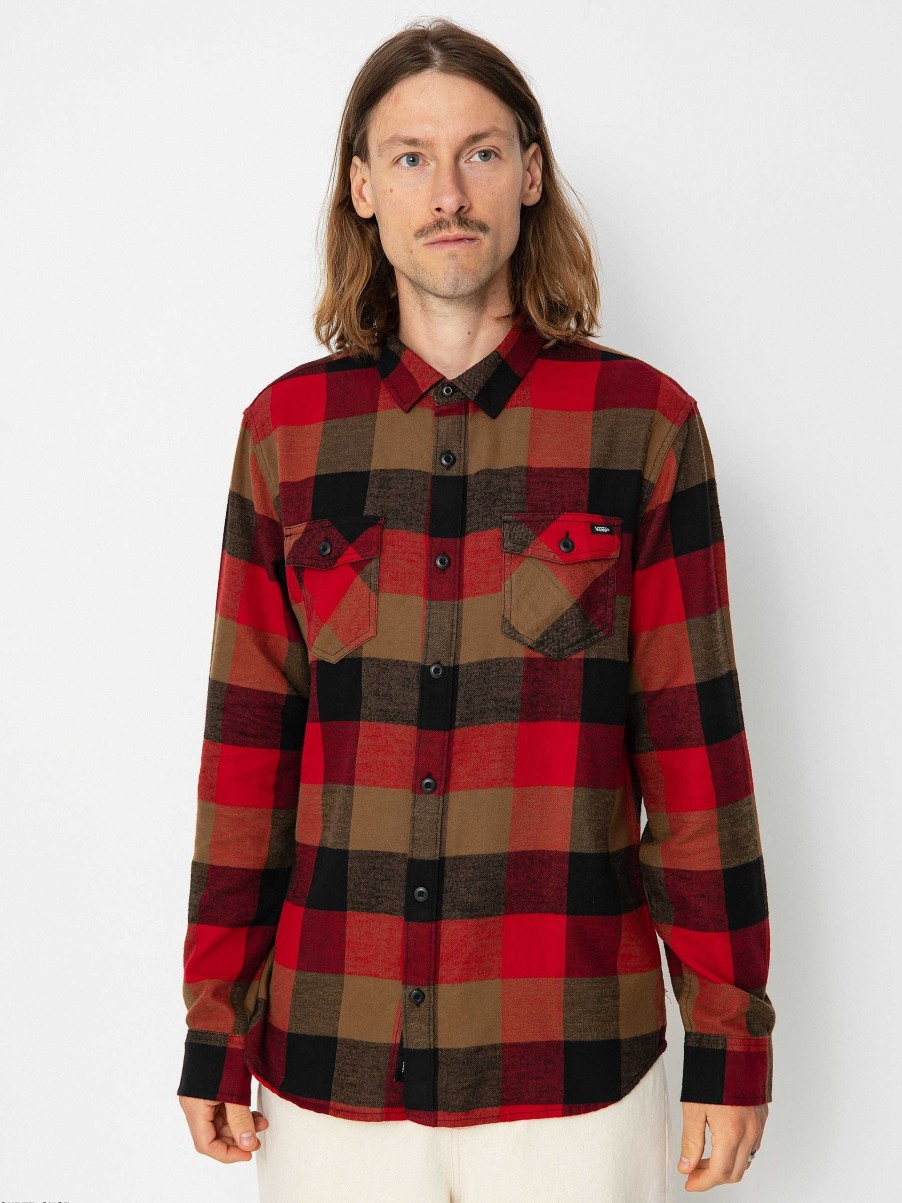 Clothing Vans Shirts | Vans Box Flannel Shirt Red