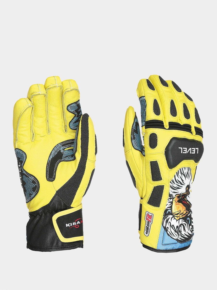 Clothing Level Snowboard Gloves | Level Sq Cf Gloves Yellow