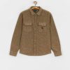 Clothing Brixton Shirts | Brixton Bowery Arctic Stretch Ls Shirt Brown