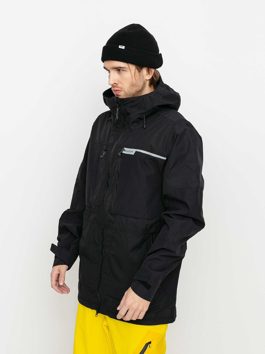 Clothing Burton Snowboard Jackets | Mens Burton Frostner Snowboard Jacket Black