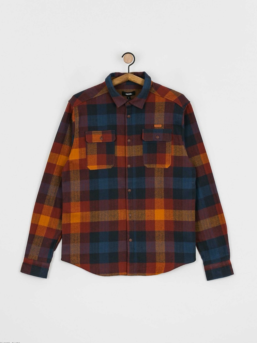 Clothing Iriedaily Shirts | Iriedaily Lumber Fella Shirt Brown/Blue