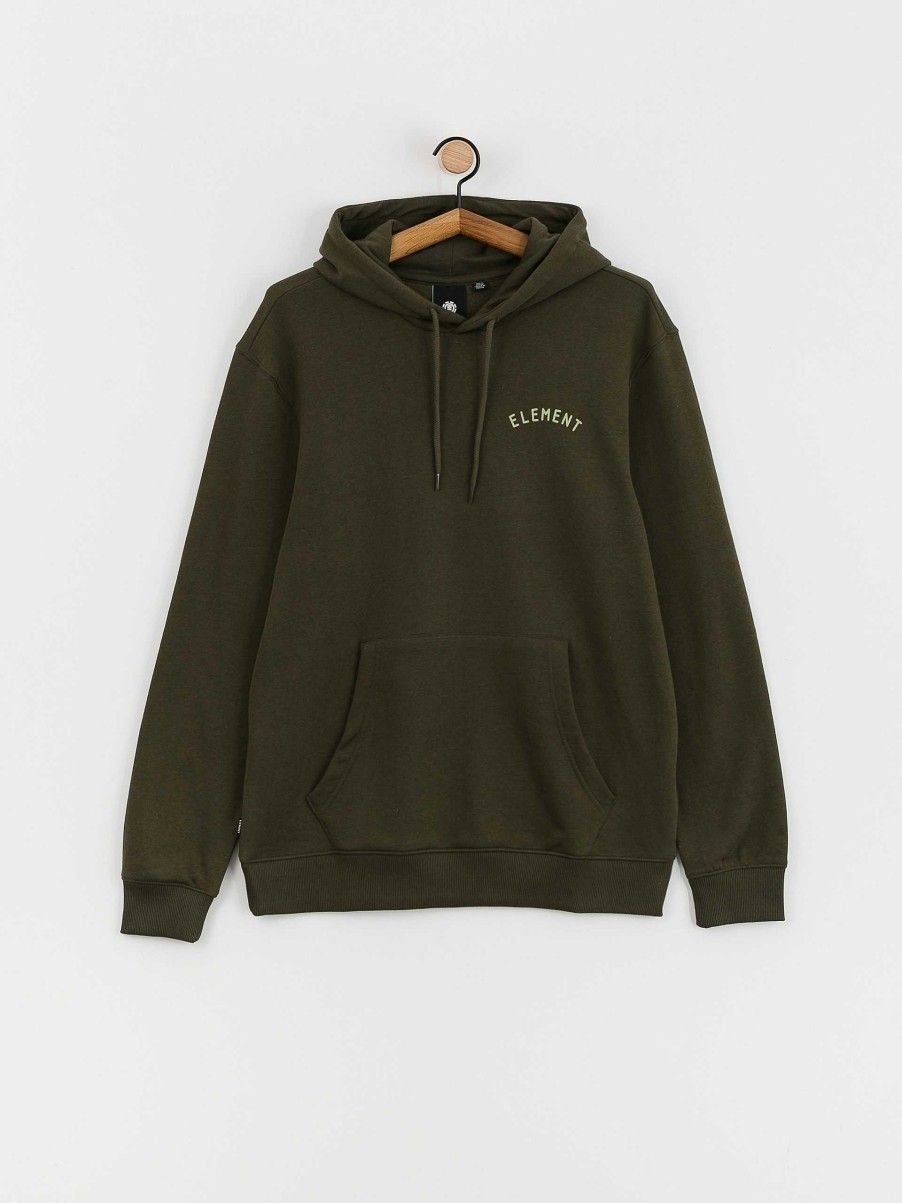 Clothing Element Sweatshirts/Hoodies | Element Compass Sweatshirt Green