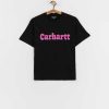 Clothing Carhartt WIP T-Shirts | Carhartt Wip Bubbles T-Shirt Wmn Black