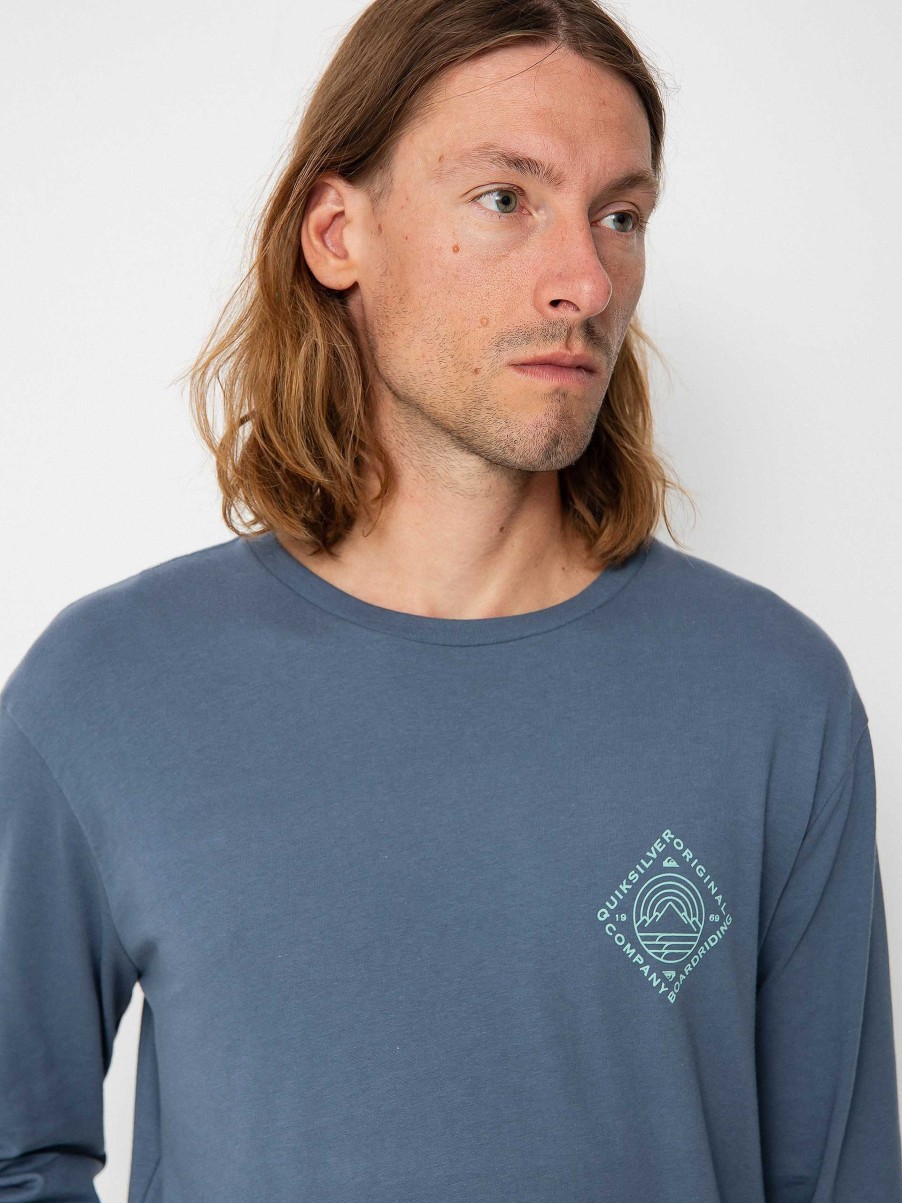 Clothing Quiksilver Longsleeves | Quiksilver Scenic View Longsleeve Blue