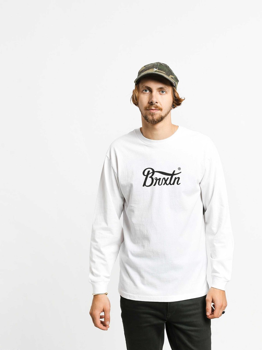 Clothing Brixton Longsleeves | Brixton Stith Vi Stt Longsleeve White