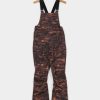 Clothing Volcom Snowboard Pants | Womens Volcom Elm Stretch Gore Bib Overall Snowboard Pants Camo