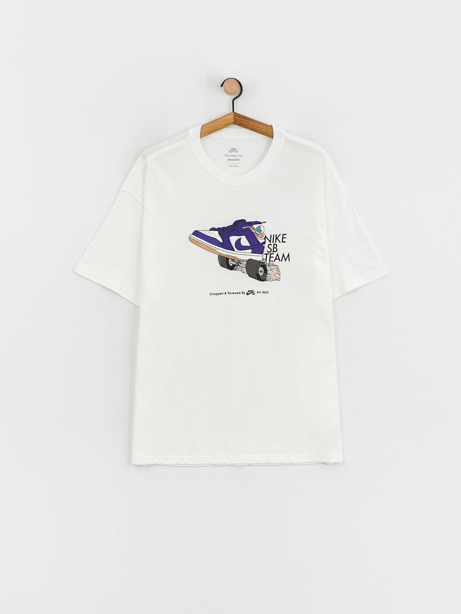 Clothing Nike SB T-Shirts | Nike Sb Dunkteam T-Shirt White