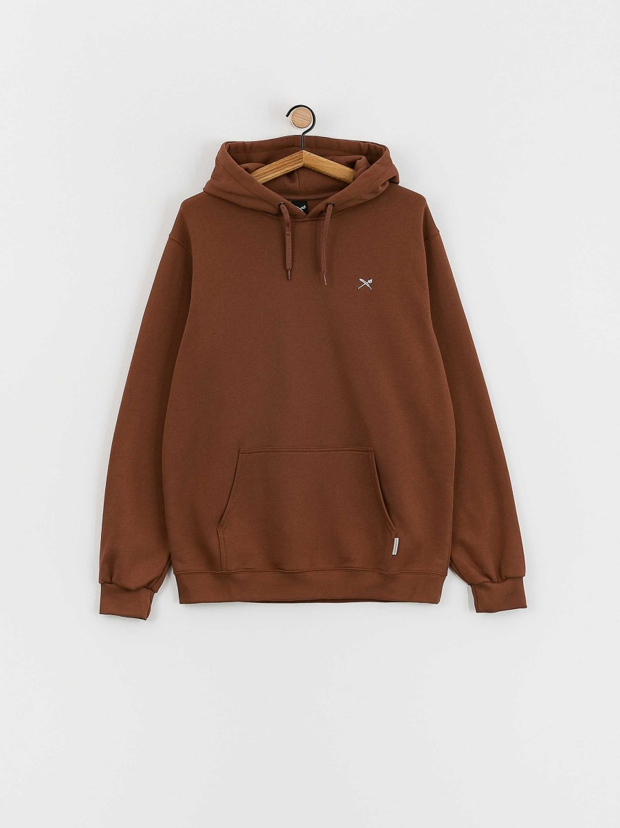 Clothing Iriedaily Sweatshirts/Hoodies | Iriedaily Mini Flag 2 Hd Hoodie Brown