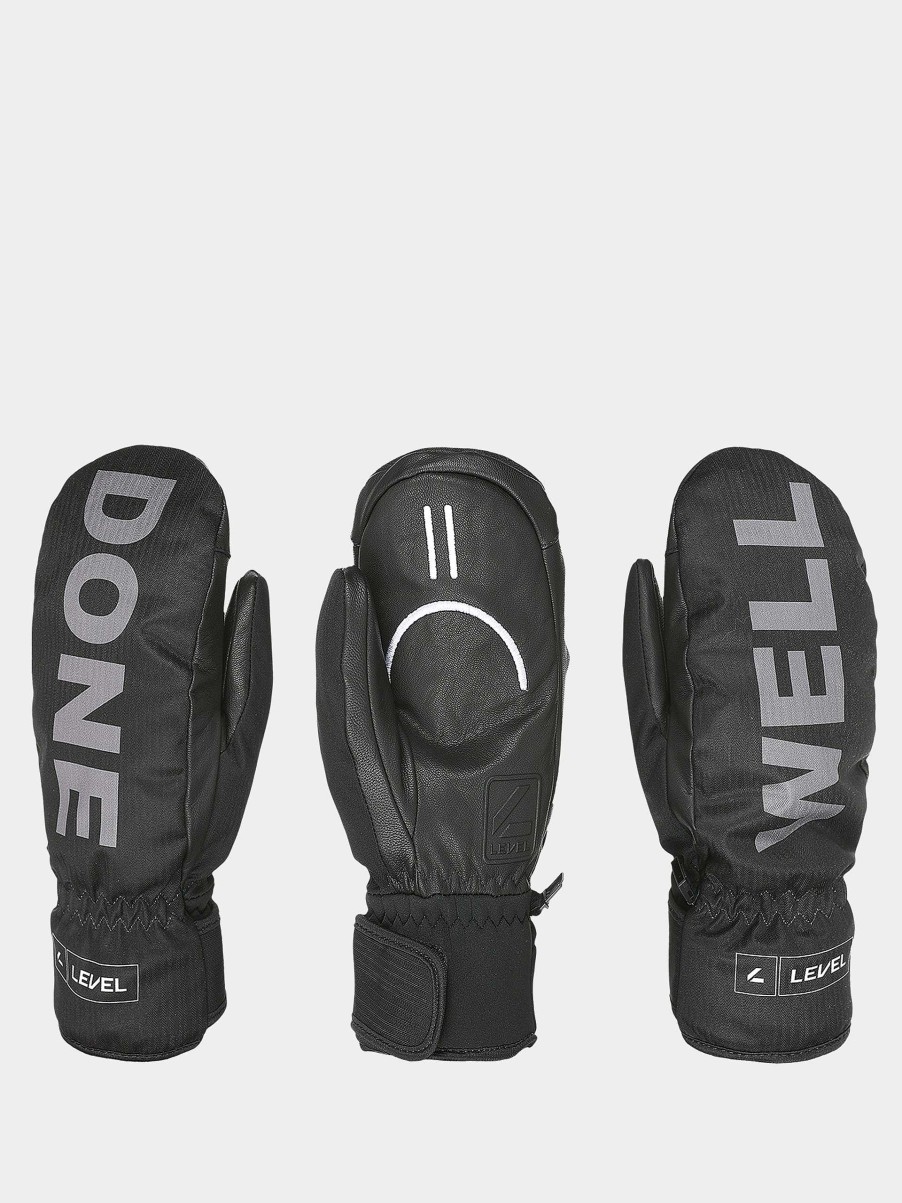 Clothing Level Snowboard Gloves | Level Vertigo Pro Mitt Gloves Black