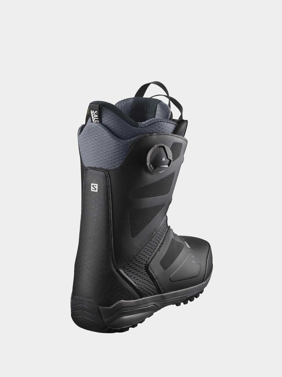 Shoe Salomon Medium | Mens Salomon Dialogue Dual Boa Snowboard Boots Black