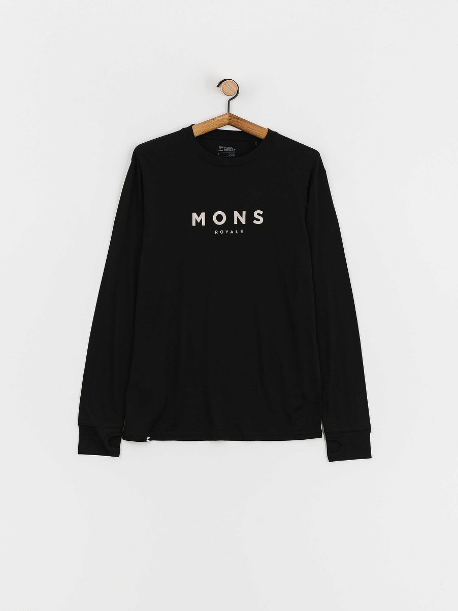 Clothing Mons Royale Longsleeves | Mons Royale Yotei Classic Longsleeve Black