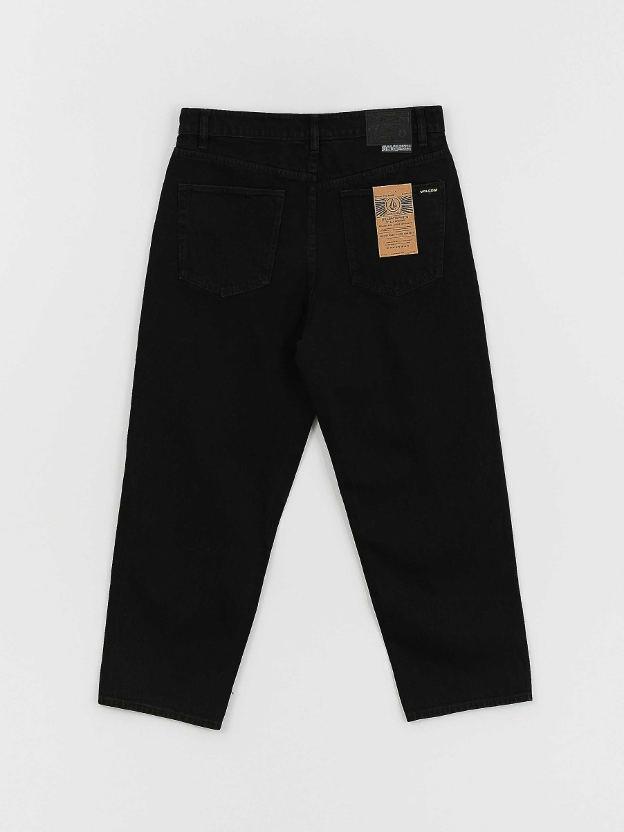 Clothing Volcom Pants | Volcom Billow Tapered Denim Pants Black