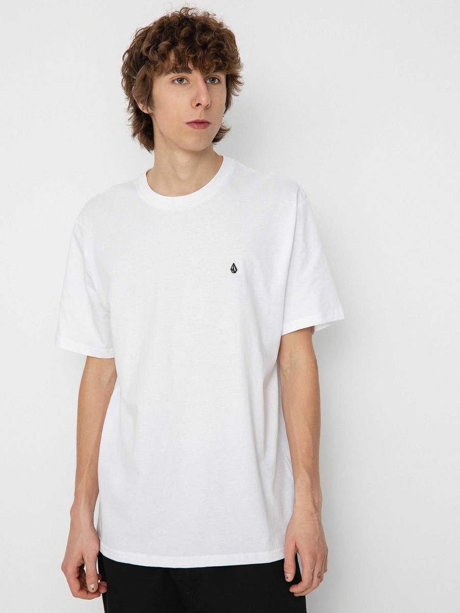 Clothing Volcom T-Shirts | Volcom Stone Blanks Bsc T-Shirt White