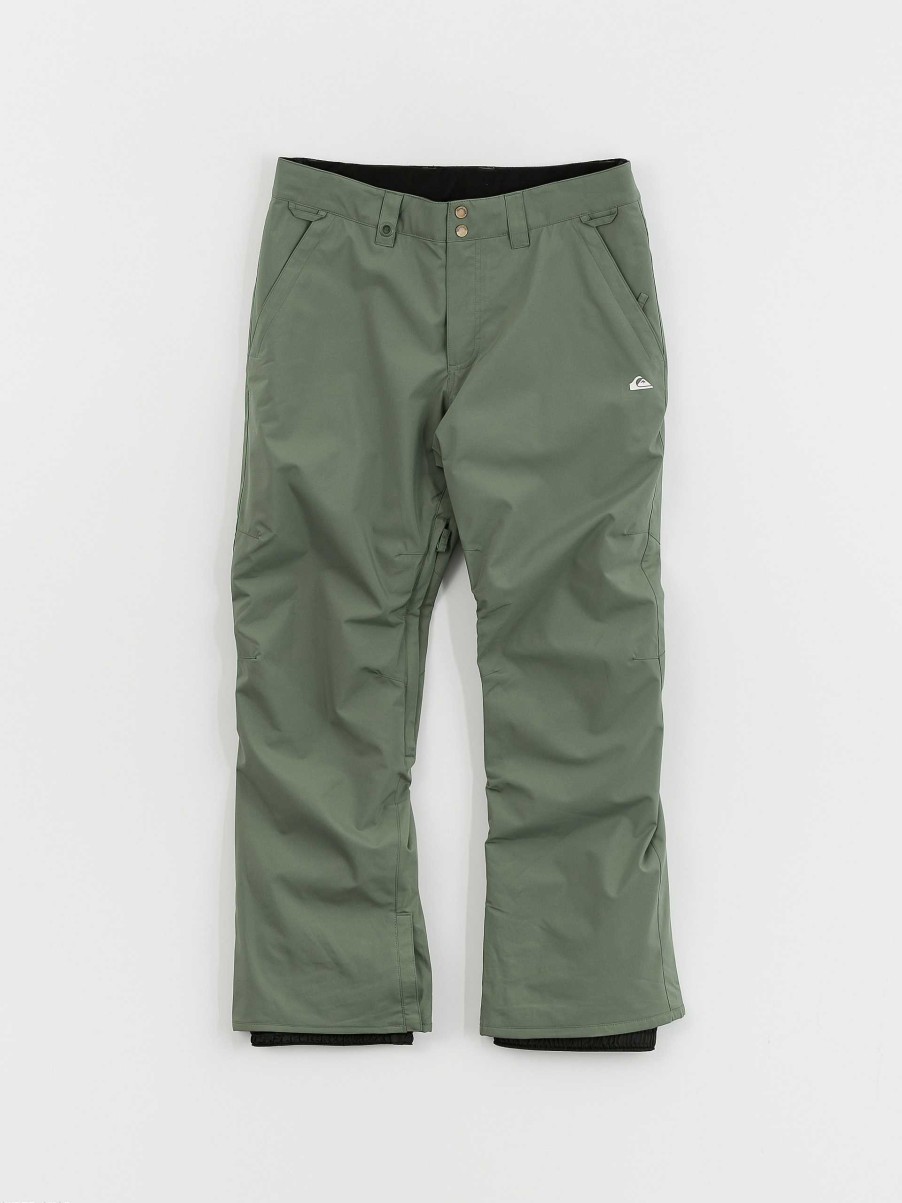 Clothing Quiksilver Snowboard Pants | Mens Quiksilver Estate Snowboard Pants Green