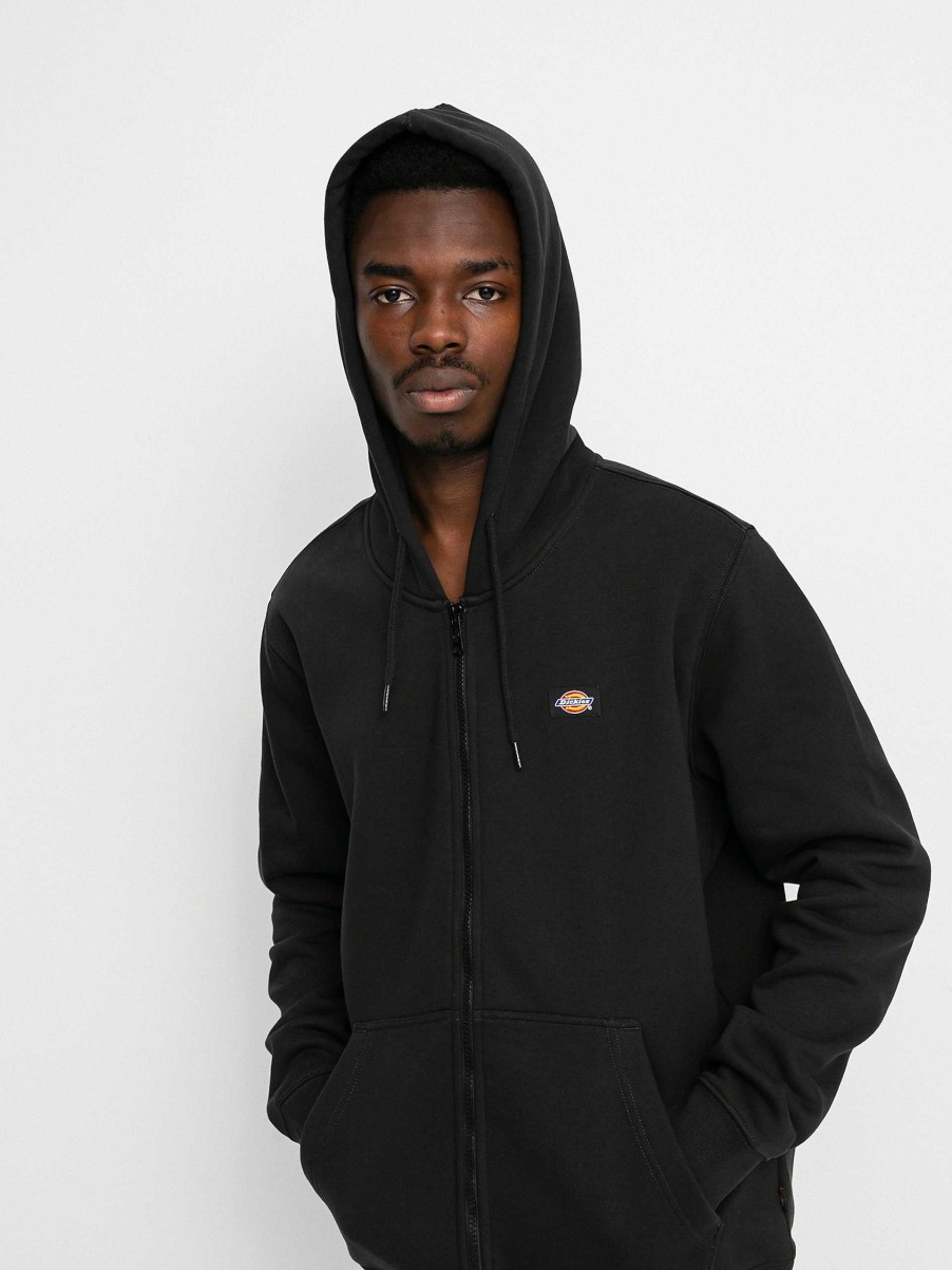 Clothing Dickies Sweatshirts/Hoodies | Dickies Oakport Zhd Hoodie Black