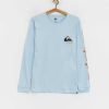 Clothing Quiksilver Longsleeves | Quiksilver Omni Logo Longsleeve Blue