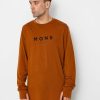 Clothing Mons Royale Active Underwear | Mens Mons Royale Yotei Merino Classic Active Longsleeve Brown