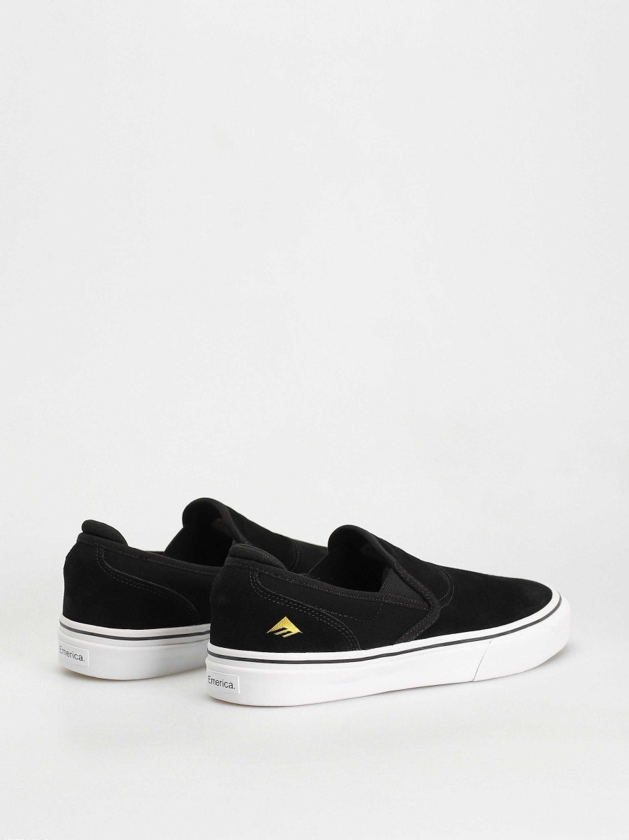 Shoe Emerica Low-Tops | Emerica Shoes Wino G6 Slip On Black