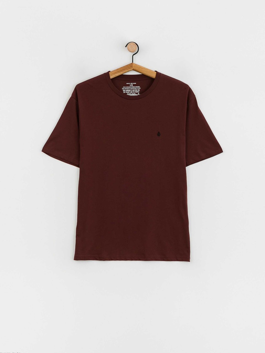 Clothing Volcom T-Shirts | Volcom Stone Blanks Bsc T-Shirt Brown