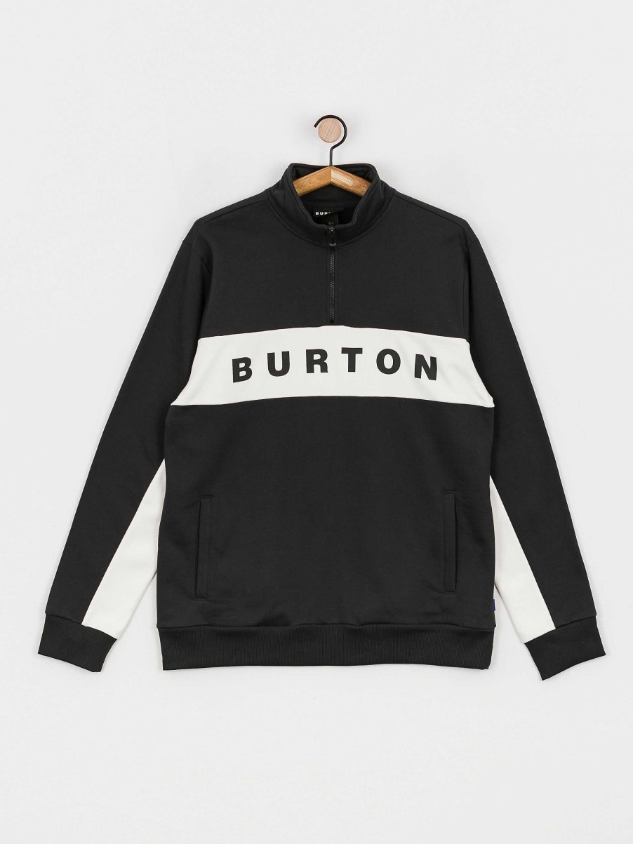 Clothing Burton Sweatshirts/Hoodies | Burton Lowball Quarter Zip Sweatshirt Black