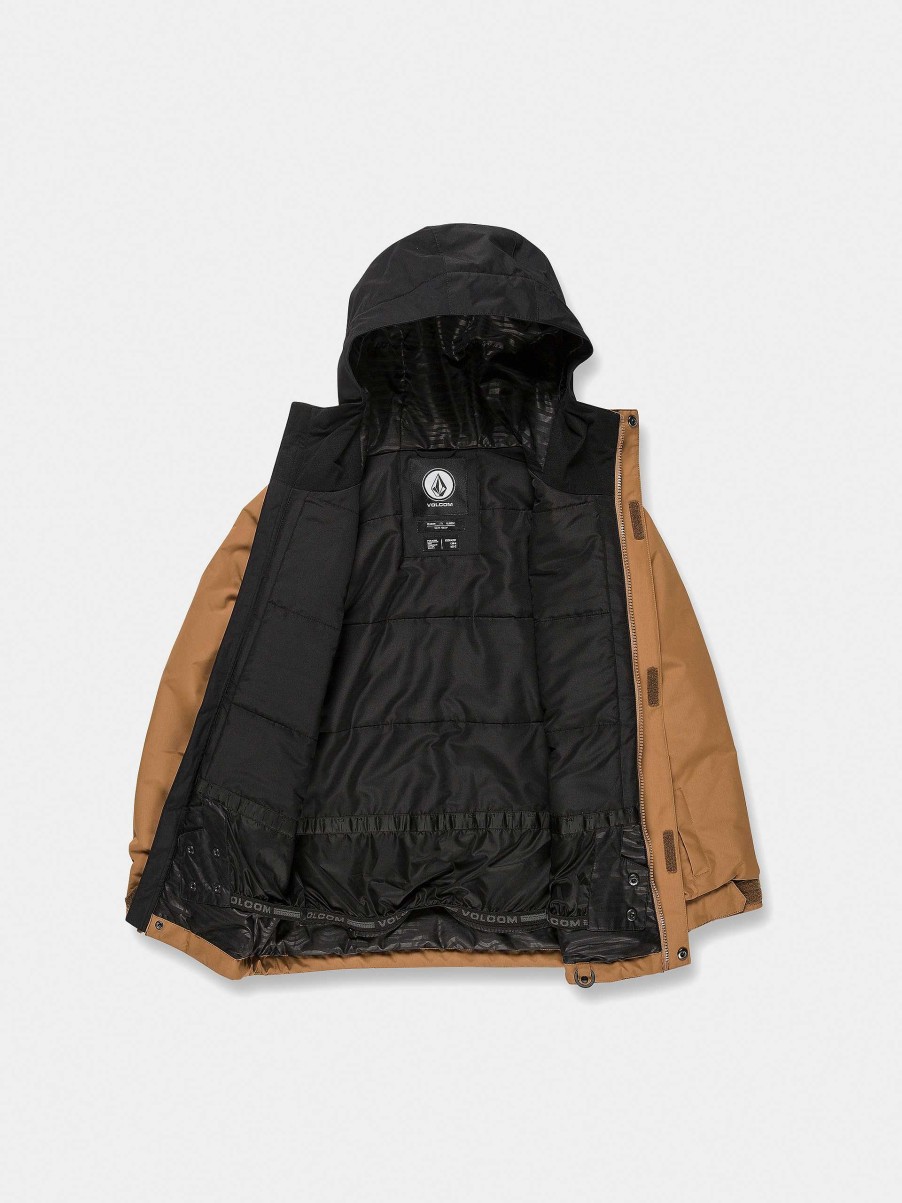 Clothing Volcom Snowboard Jackets | Volcom Stone.91 Ins Jr Snowboard Jacket Multicolor