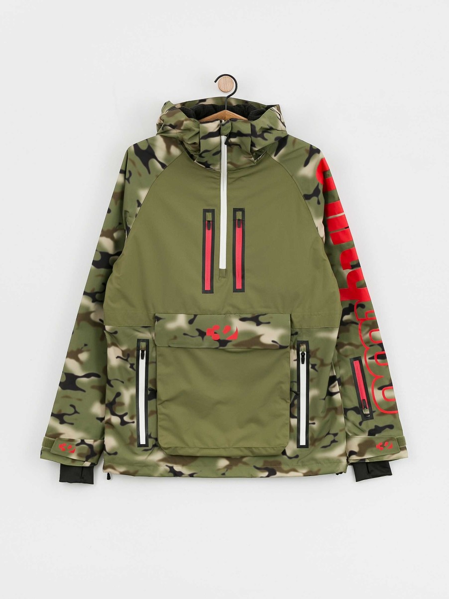 Clothing ThirtyTwo Snowboard Jackets | Mens Thirtytwo Light Anorak Snowboard Jacket Camo