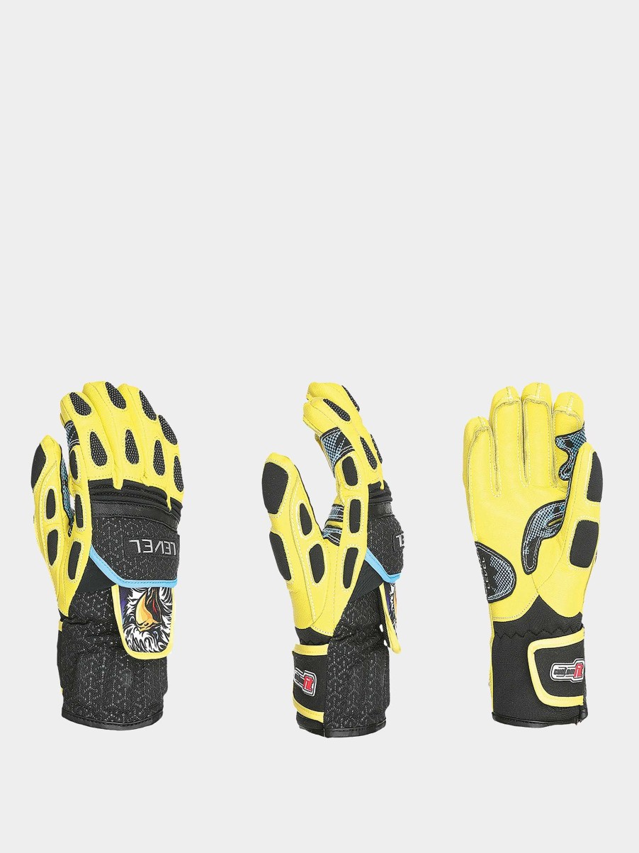 Clothing Level Snowboard Gloves | Level Worldcup Jr Cf Jr Gloves Yellow