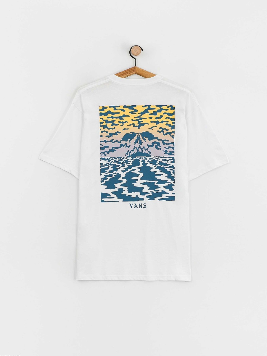 Clothing Vans T-Shirts | Vans Doom Volcano T-Shirt White