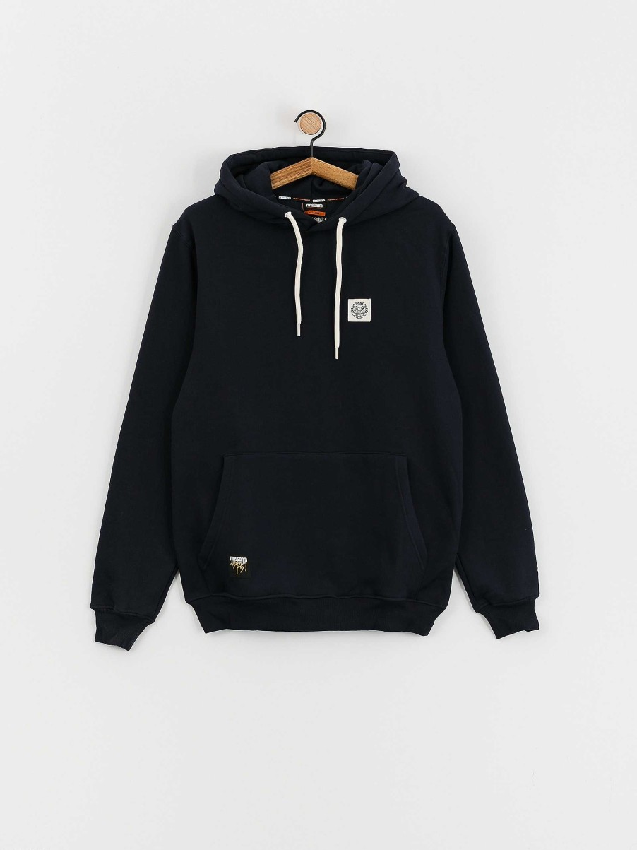 Clothing MassDnm Sweatshirts/Hoodies | Massdnm Patch Hd Hoodie Navy Blue