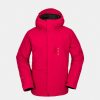 Clothing Volcom Snowboard Jackets | Mens Volcom Dua Ins Gore Tex Snowboard Jacket Red