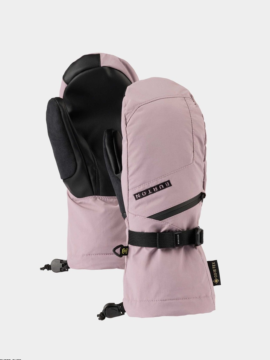 Clothing Burton Snowboard Gloves | Burton Gore Tex Mitten Gloves Wmn Pink