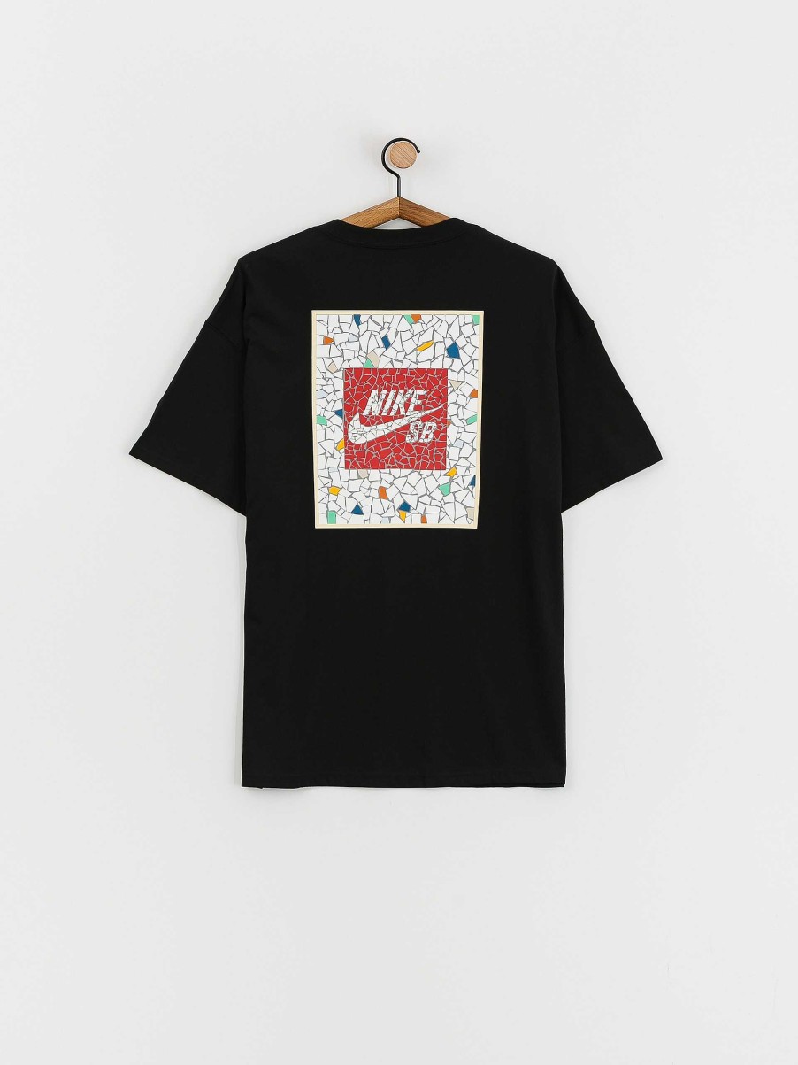 Clothing Nike SB T-Shirts | Nike Sb Mosaic T-Shirt Black