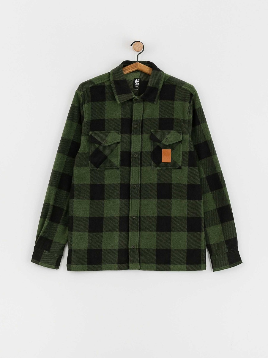 Clothing Etnies Shirts | Etnies Woodsman Hd Shirt Green