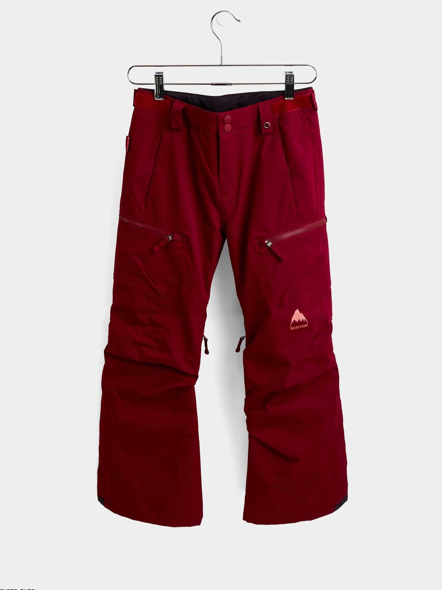 Clothing Burton Snowboard Pants | Burton Elite Cargo Jr Snowboard Pants Burgundy