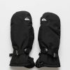 Clothing Quiksilver Snowboard Gloves | Quiksilver Mission Mitt Gloves Black