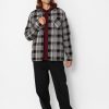 Clothing Volcom Shirts | Volcom Brickstone Lined Flannel Ls Shirt Black