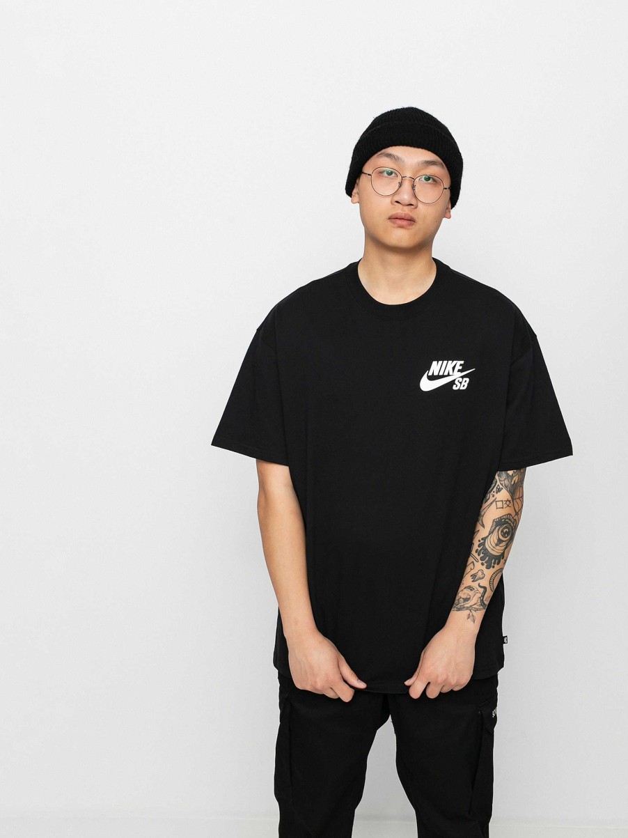 Clothing Nike SB T-Shirts | Nike Sb Logo T-Shirt Black