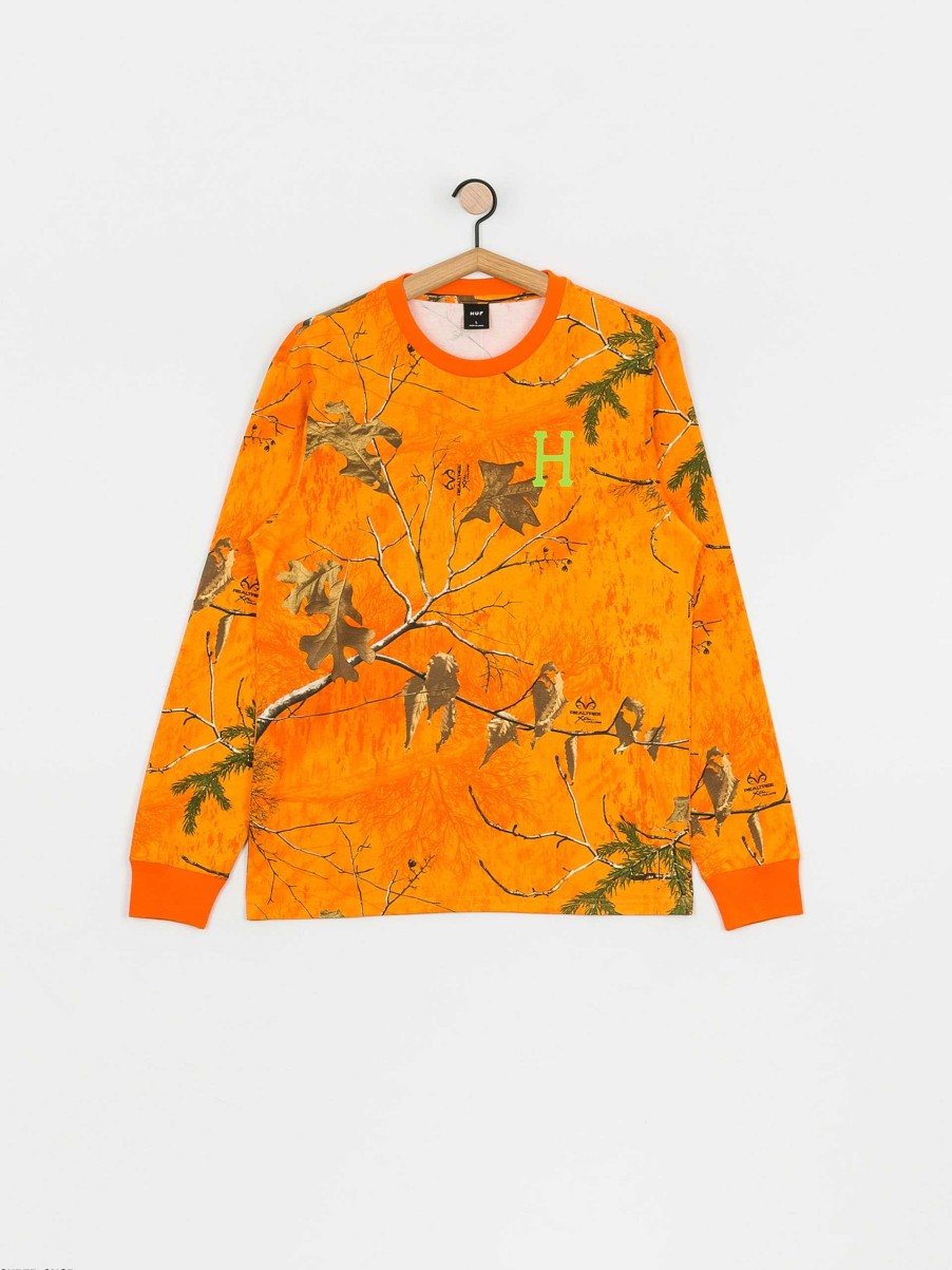 Clothing HUF Longsleeves | Huf Realtree Classic H Longsleeve Orange