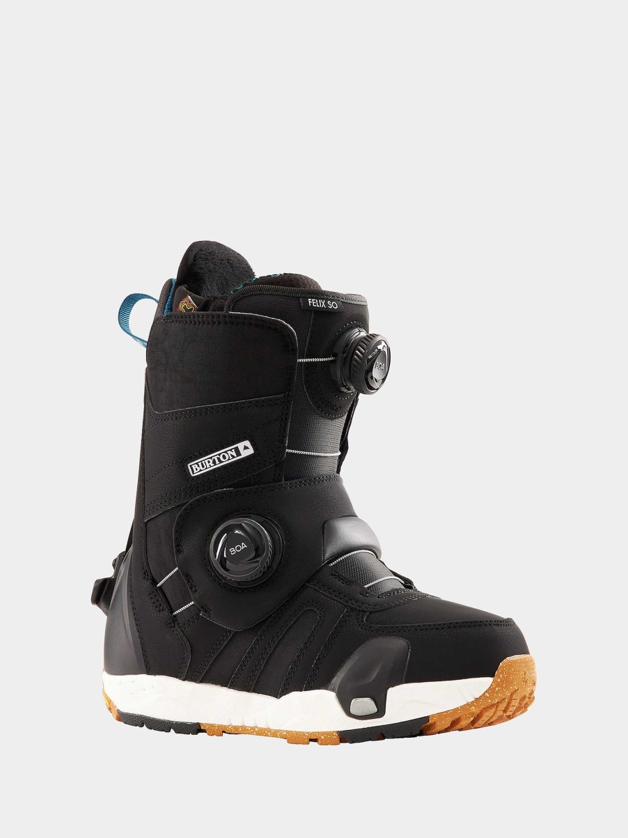 Shoe Burton Medium | Womens Burton Felix Step On Snowboard Boots Black