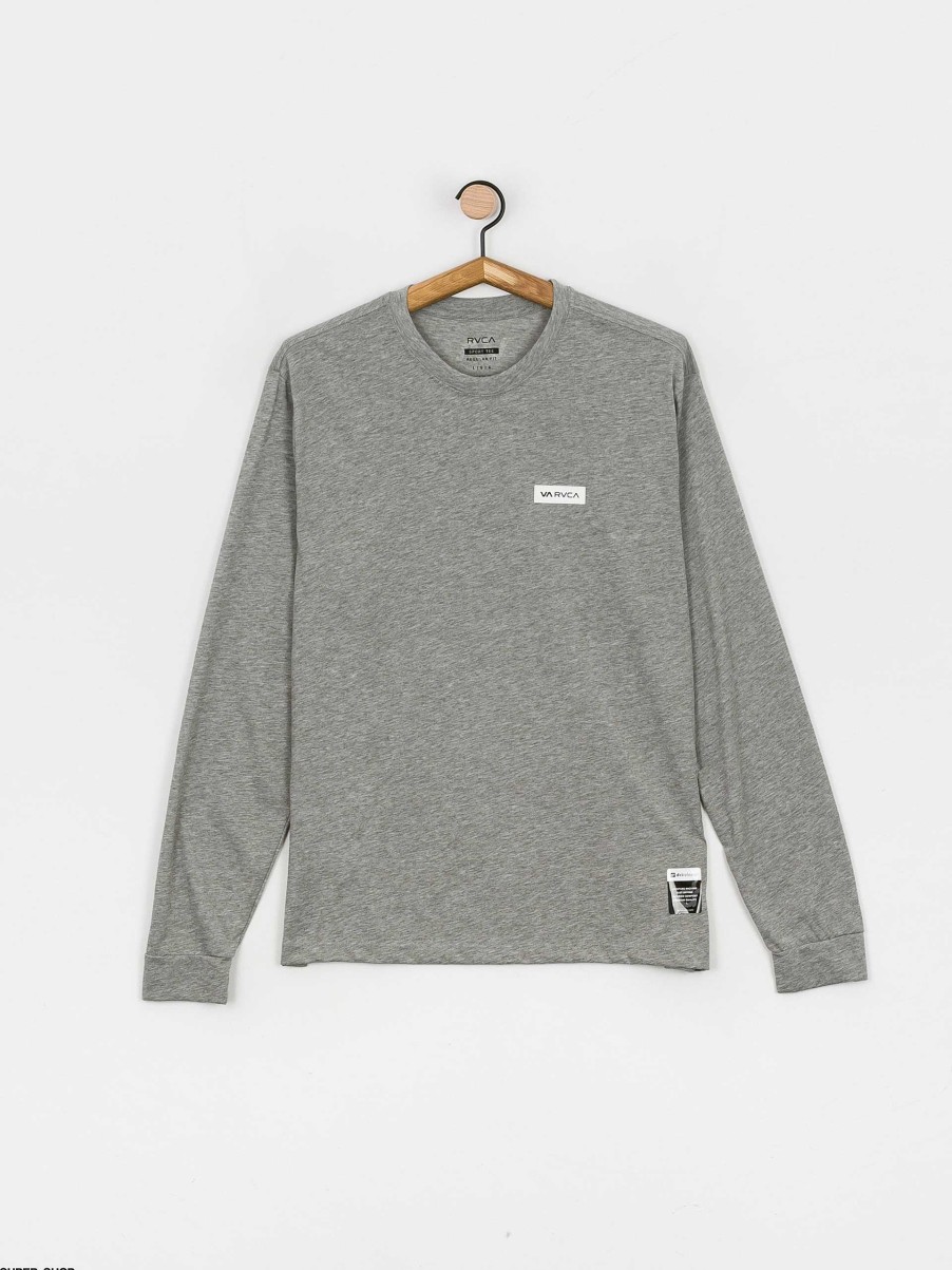 Clothing RVCA Longsleeves | Rvca Icon Longsleeve Grey