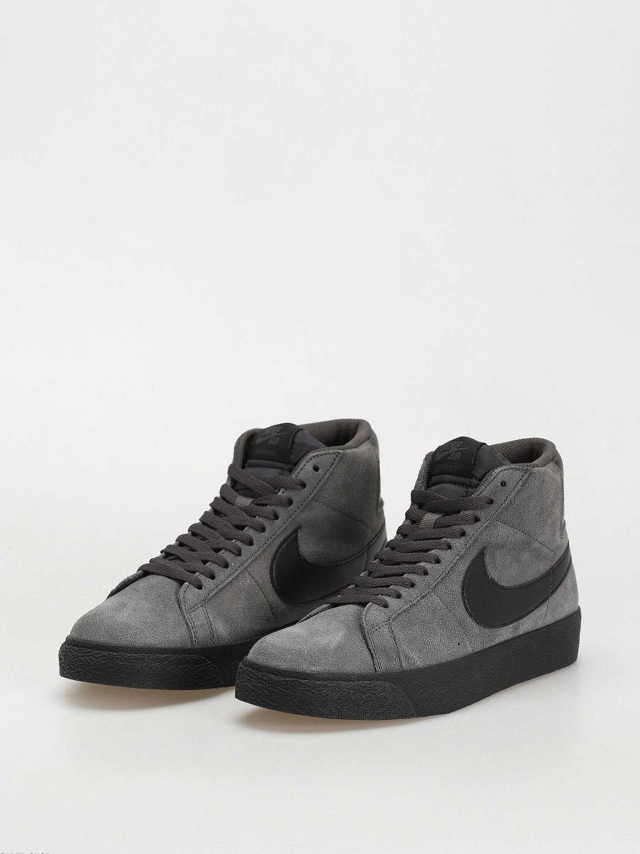 Shoe Nike SB High-Tops | Nike Sb Zoom Blazer Mid Shoes Grey