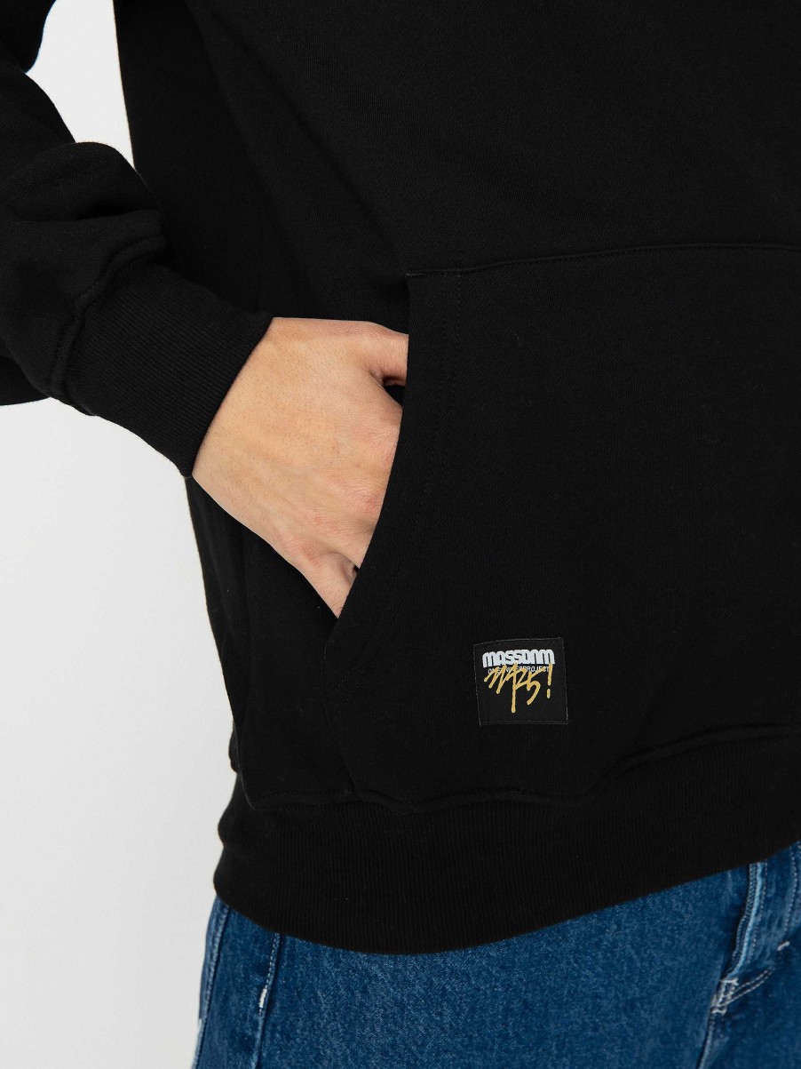 Clothing MassDnm Sweatshirts/Hoodies | Massdnm Patch Hd Hoodie Black