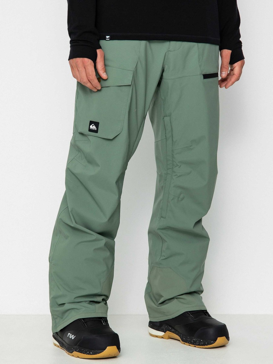 Clothing Quiksilver Snowboard Pants | Mens Quiksilver Utility Snowboard Pants Green