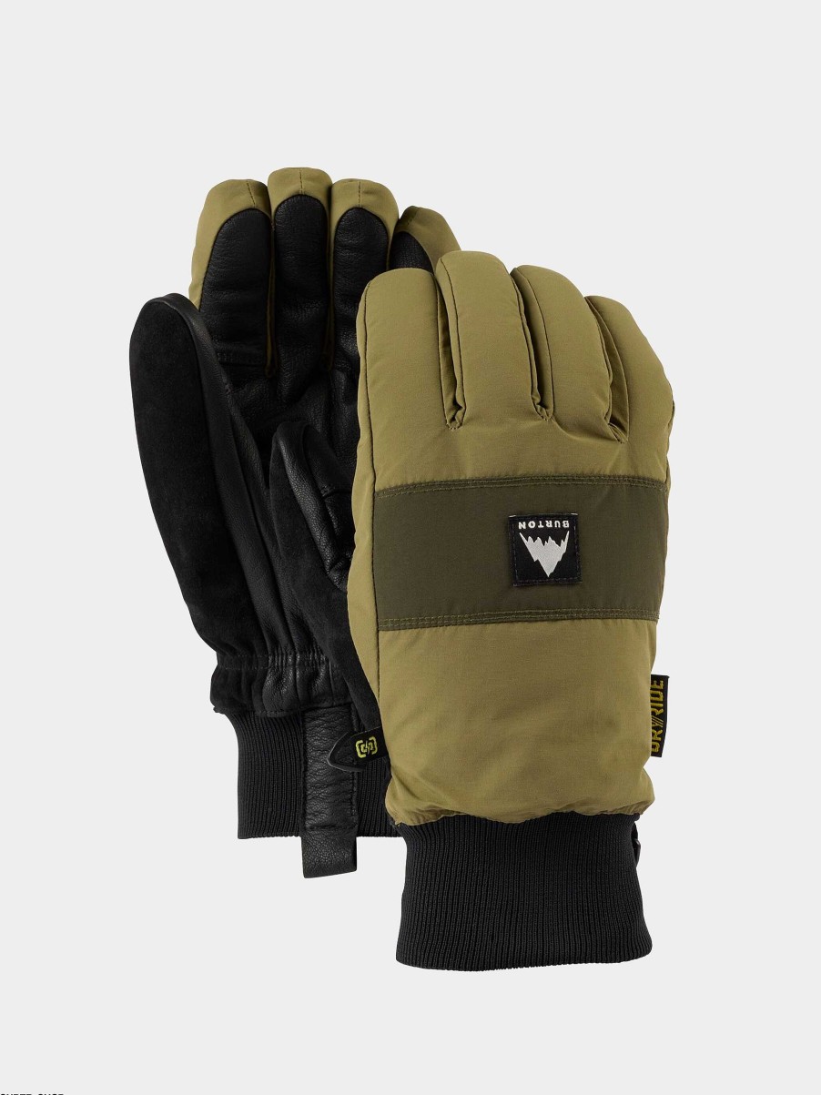 Clothing Burton Snowboard Gloves | Burton Throttle Gloves Black/Green